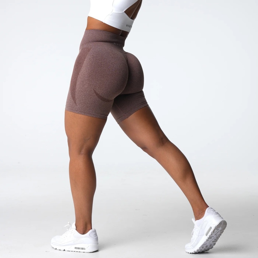 Nvgtn Cocoa Contour Seamless Shorts